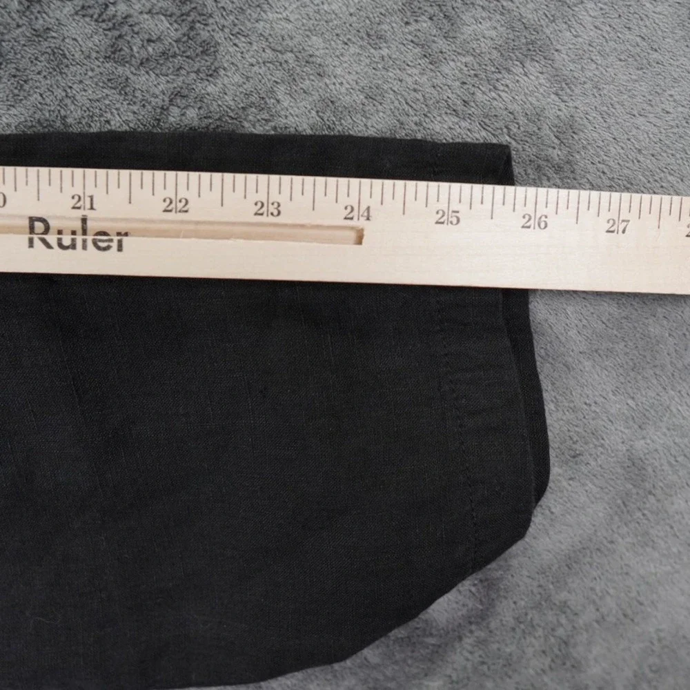 Kidoriman Linen Pants Mens XXL Black 27